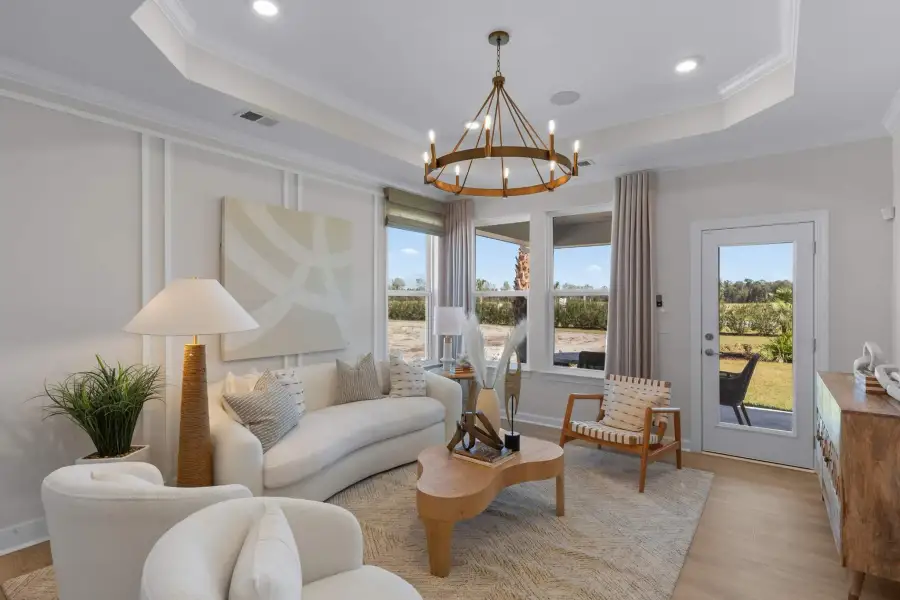 Furnished interior view inside a new home in Terrapin, Leland (Image 28).