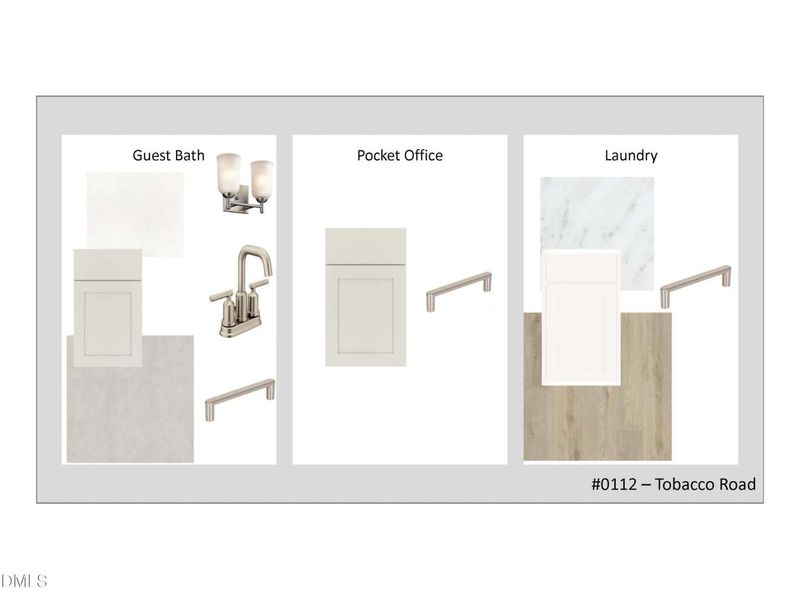 Sample of building materials used in homes in Tobacco Road, Angier (Image 36).