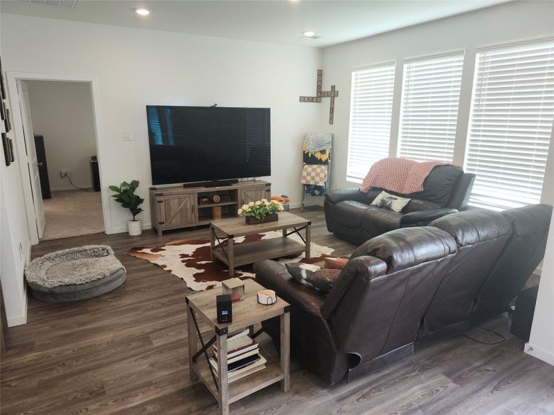 Furnished interior view inside a new home in Walnut Creek at Stone Creek: Wildflower II Collection, Rosenberg (Image 8).