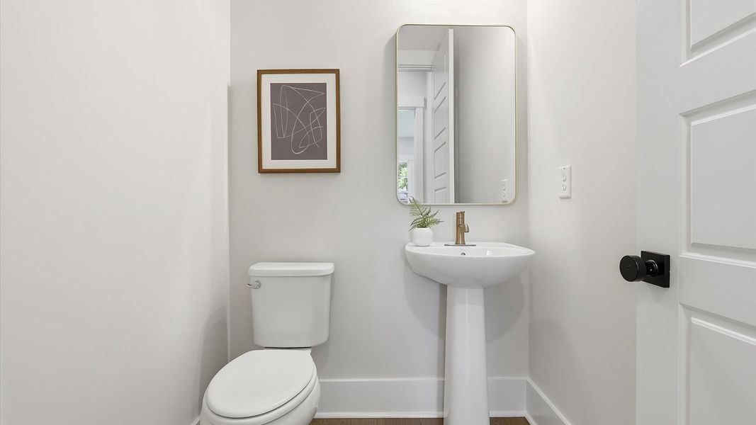 Representative furnished interior of a home built from the Lighthouse II by DRB Homes in Oak Bend, Charleston (Image 13).