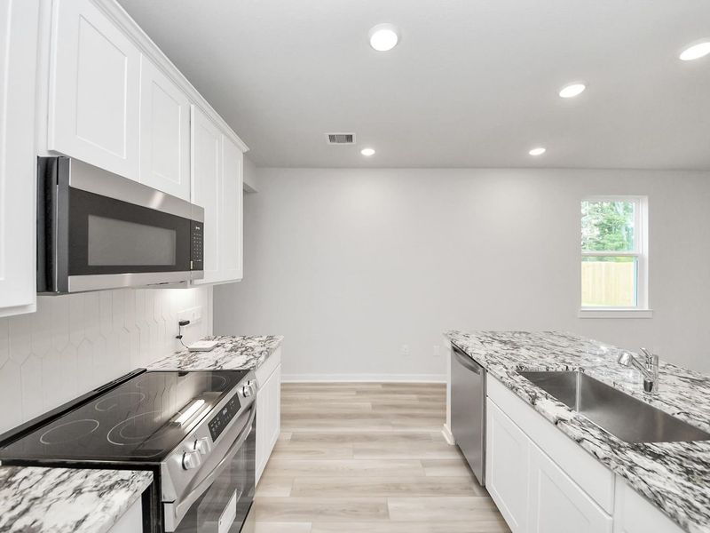 Furnished interior view inside a new home in Liberty Estates, Cleveland (Image 7).