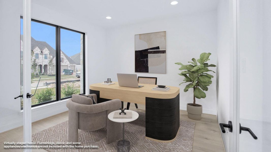 Furnished interior view inside a new home in Briarley, Montgomery (Image 8).
