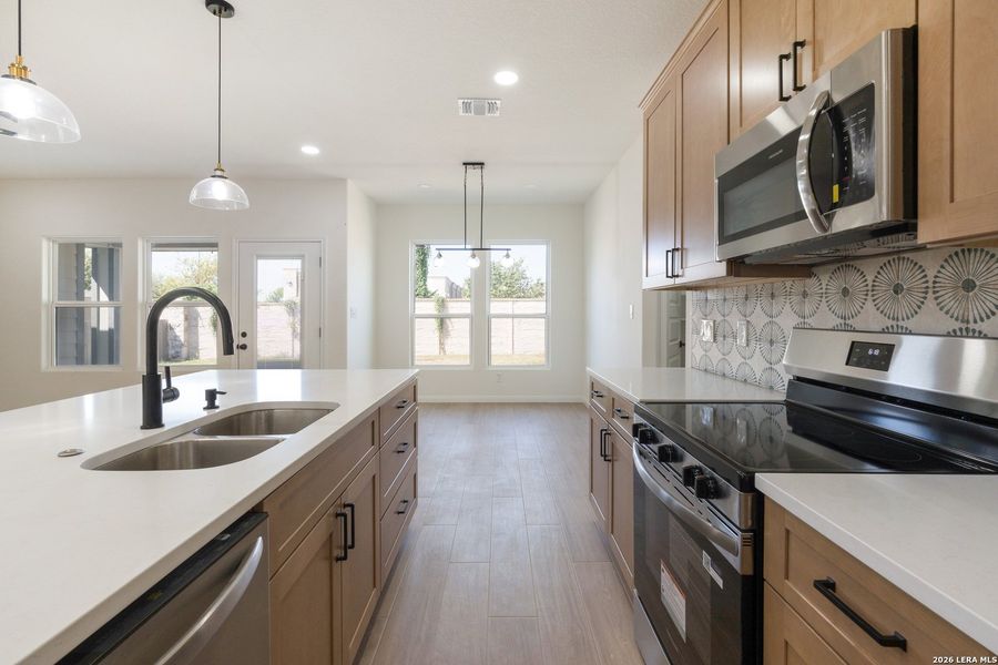 Furnished interior view inside a new home in , Schertz (Image 9).