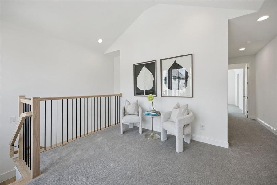 Furnished interior view inside a new home in , Dallas (Image 19). Furnished interior view inside a new home in , Dallas (Image 19).