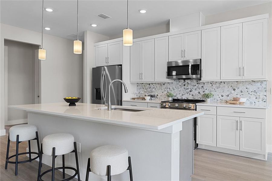 Furnished interior view inside a new home in , Orlando (Image 9). Furnished interior view inside a new home in , Orlando (Image 9).