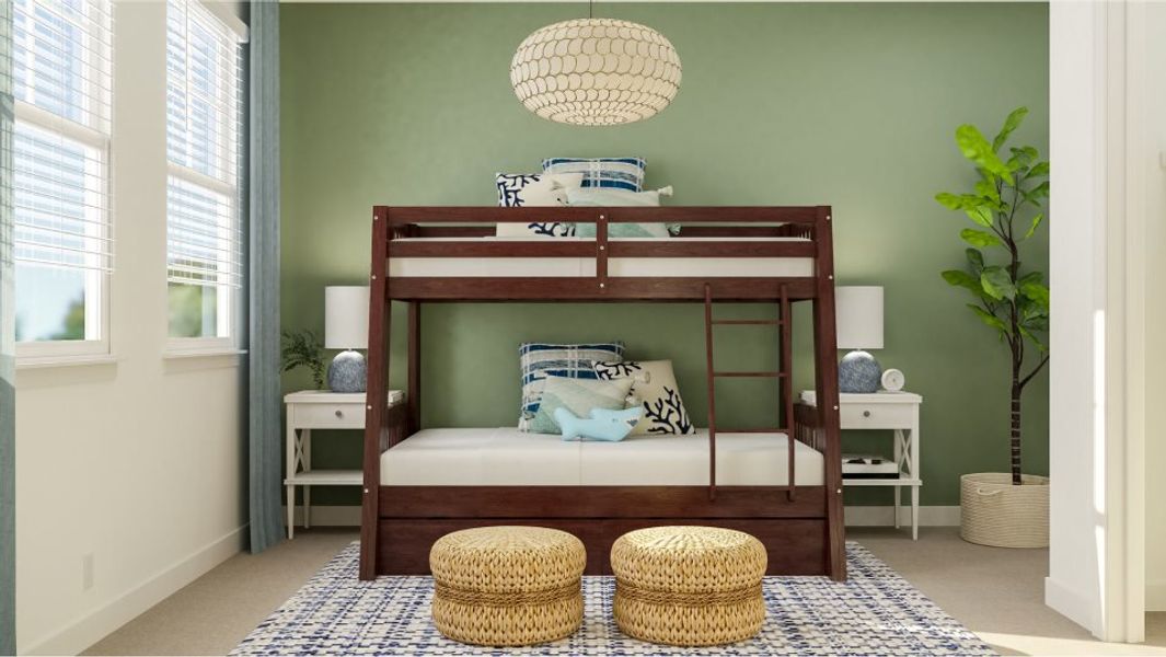 Bed3 styled with bunk beds