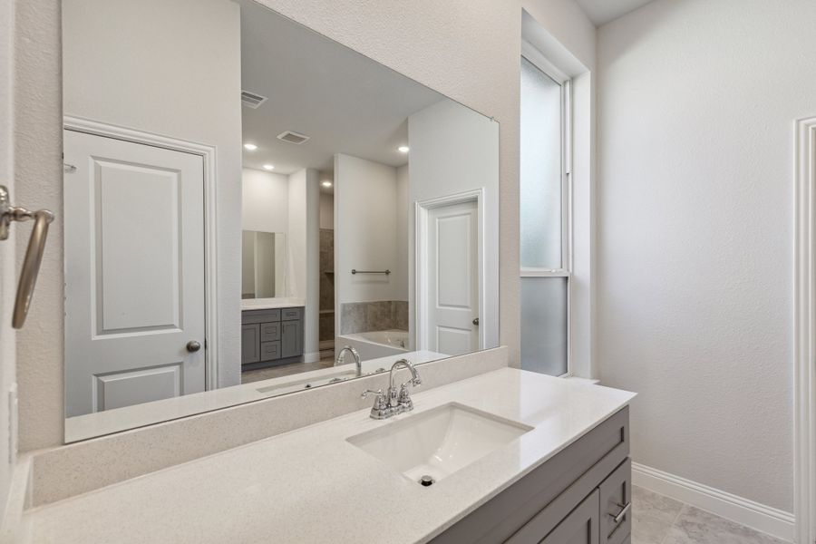 Representative furnished interior of a home built from the Barcelona II by Megatel Homes in Bellagio, Forney (Image 7). Representative furnished interior of a home built from the Barcelona II by Megatel Homes in Bellagio, Forney (Image 7).