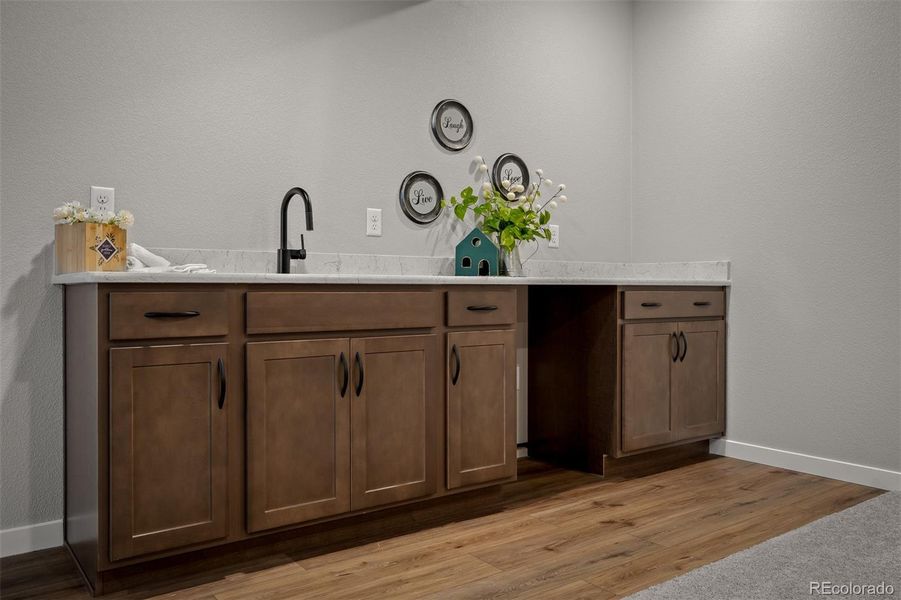 Furnished interior view inside a new home in Revel Crossing at Wolf Ranch – The Outlook Collection, Colorado Springs (Image 30).