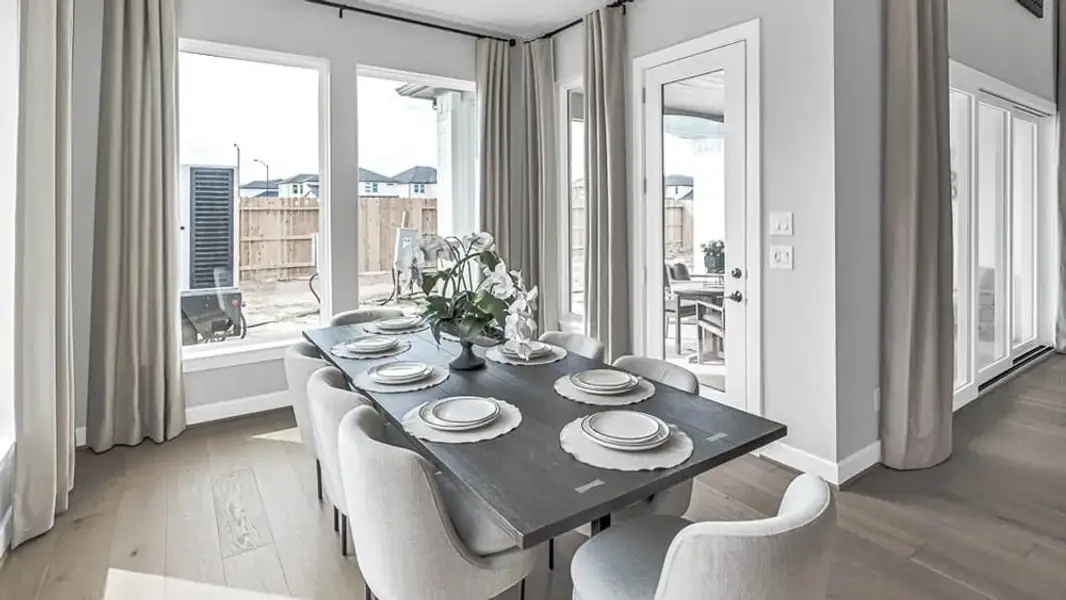 Furnished interior view inside a new home in Avalon at Cypress, Cypress (Image 17).