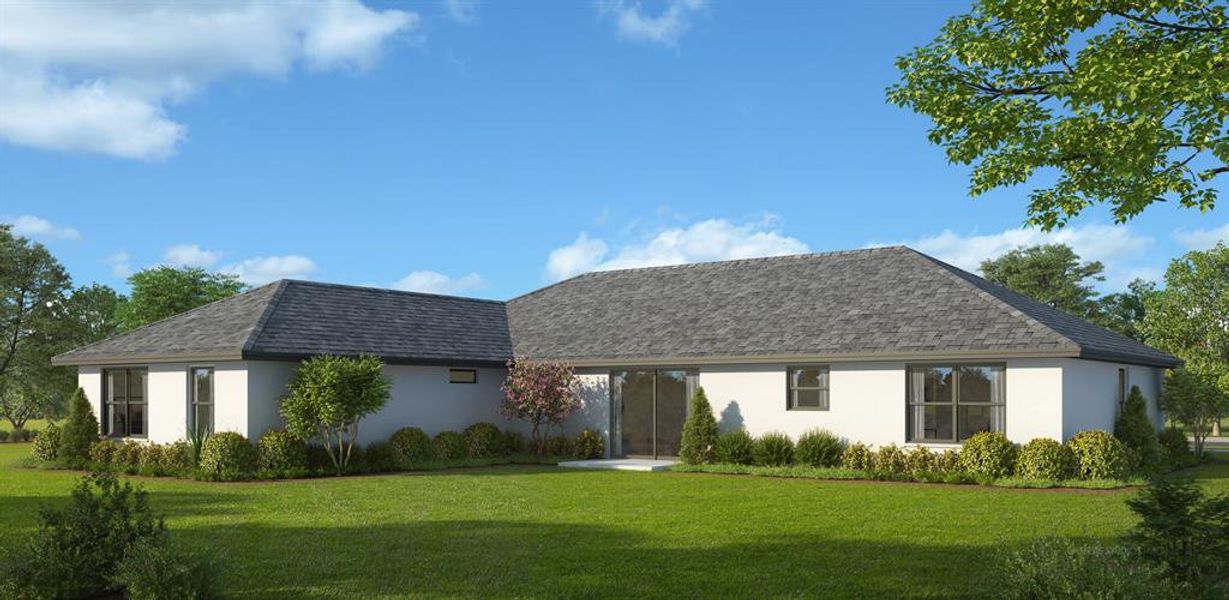 Front exterior of a new home in , Deland, FL, highlighting curb appeal (Image 3). Front exterior of a new home in , Deland, FL, highlighting curb appeal (Image 3).