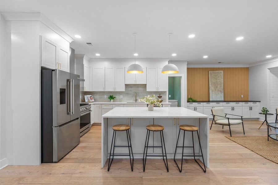 Furnished interior view inside a new home in , Charleston (Image 14).