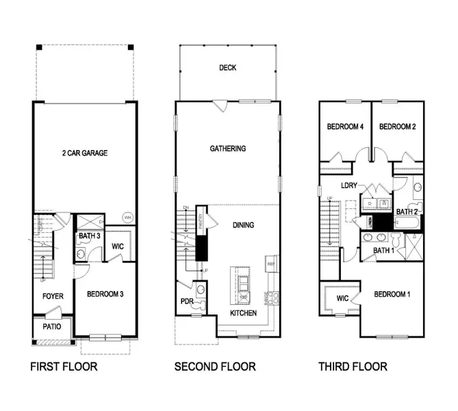 2D floor plan layout of this home in Mableton Station, Mableton, GA (Image 2).