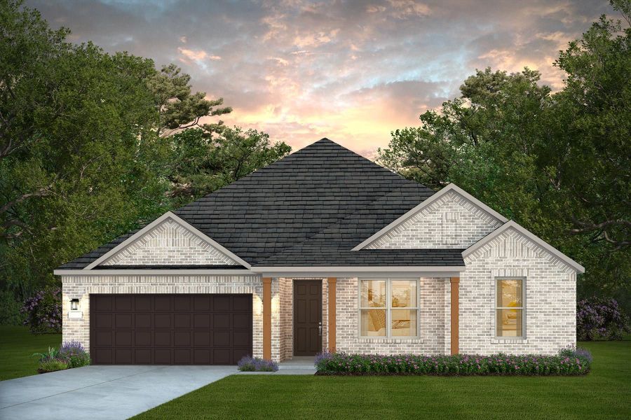 Representative exterior photo of a completed home built from the Cuney by Pulte Homes in Corley Farms, Boerne, TX (Image 22).