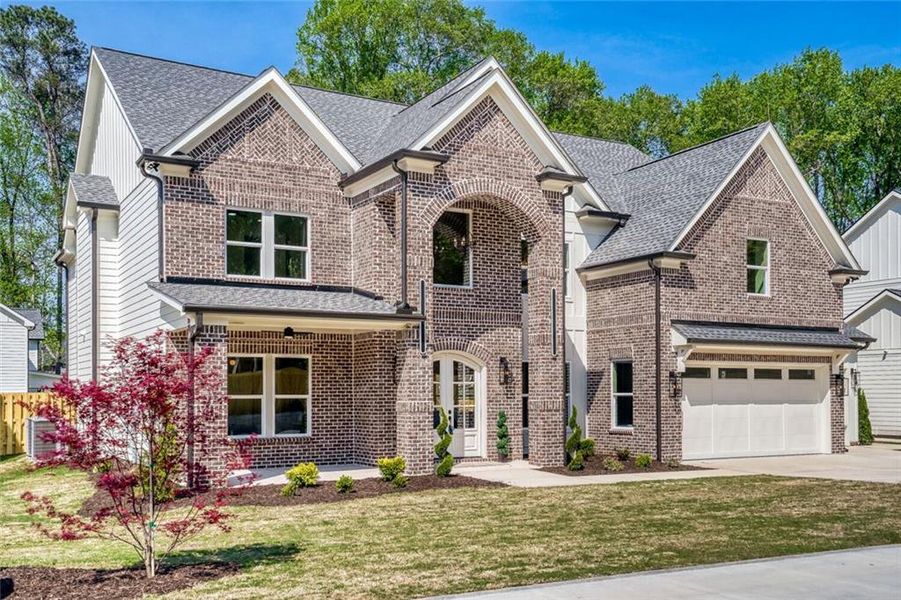 Front exterior of a new home in , Grayson, GA, highlighting curb appeal (Image 25).