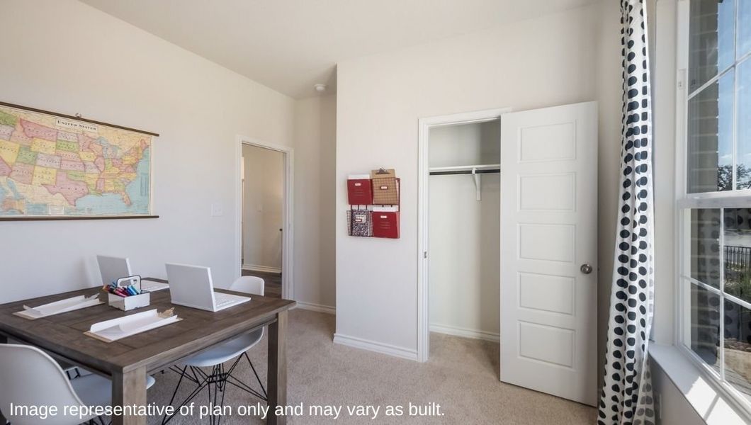Representative furnished interior of a home built from the The Irvine by D.R. Horton in Brookstone Creek, San Antonio (Image 6). Representative furnished interior of a home built from the The Irvine by D.R. Horton in Brookstone Creek, San Antonio (Image 6).