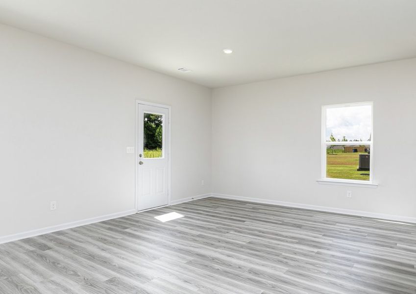 Representative unfurnished interior of a home built from the Lincoln by LGI Homes in Avondale North, Conyers (Image 6).