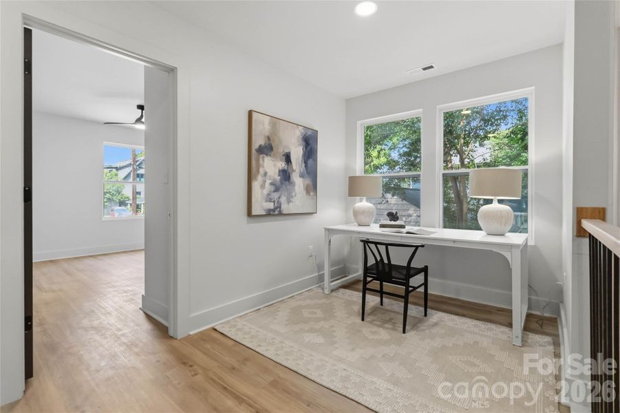 Furnished interior view inside a new home in , Charlotte (Image 39).