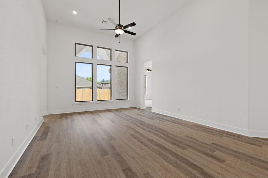 Family Room with soaring ceiling Family Room with soaring ceiling