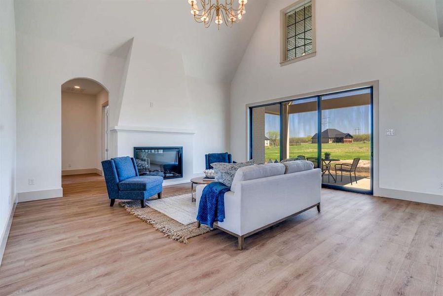 Furnished interior view inside a new home in , Joshua (Image 8).