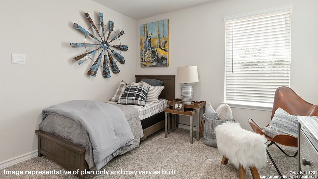 Furnished interior view inside a new home in Riverstone at Westpointe, San Antonio (Image 33).