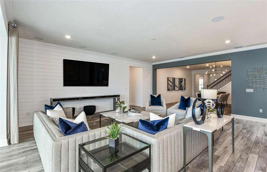 Furnished interior view inside a new home in Isles of Lake Nona, Orlando (Image 8).