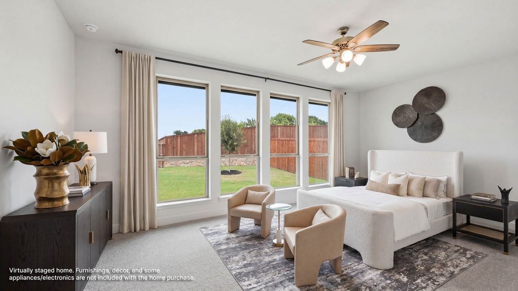 Furnished interior view inside a new home in The Heights at Uptown Celina, Celina (Image 7).