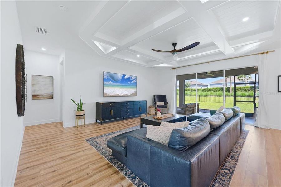Furnished interior view inside a new home in , Sarasota (Image 32).