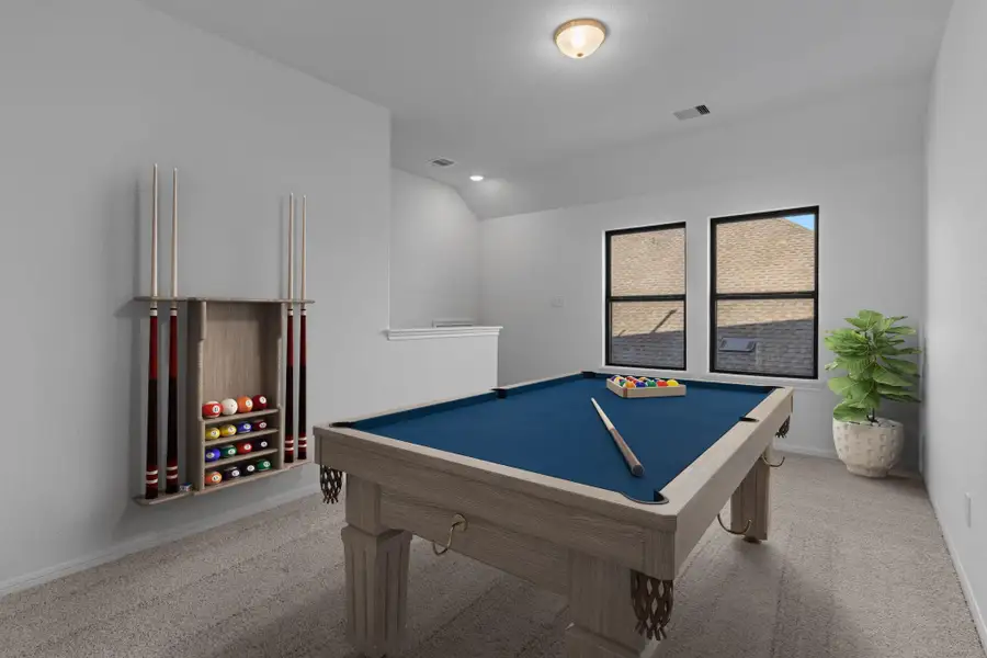 As you make your way upstairs this exceptional game room is a standout feature in this remarkable property, offering a space that combines luxury and fun for all ages.