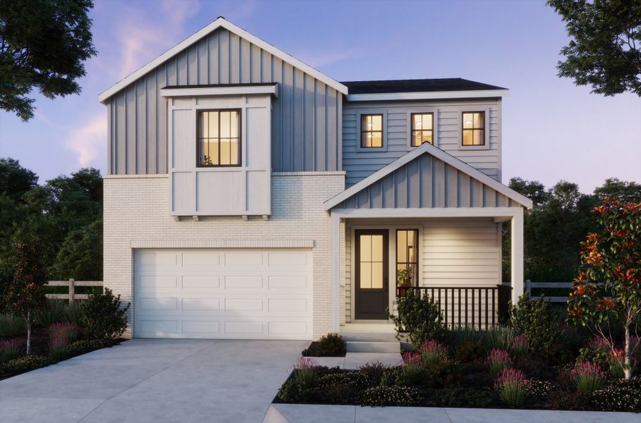 Representative exterior photo of a completed home built from the 5 by Trumark Homes in Trumark Homes at Sterling Ranch, Littleton, CO (Image 2).