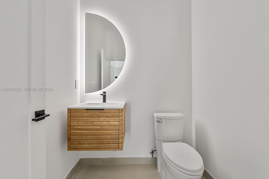 Furnished interior view inside a new home in , Miami (Image 15).