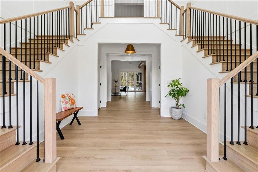 Furnished interior view inside a new home in , Dacula (Image 45).