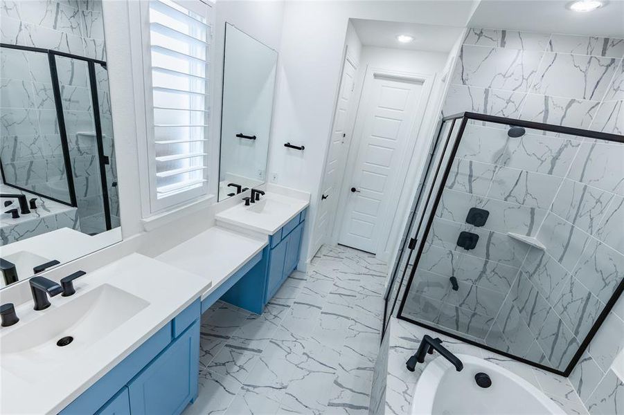 Furnished interior view inside a new home in , Aubrey (Image 5).
