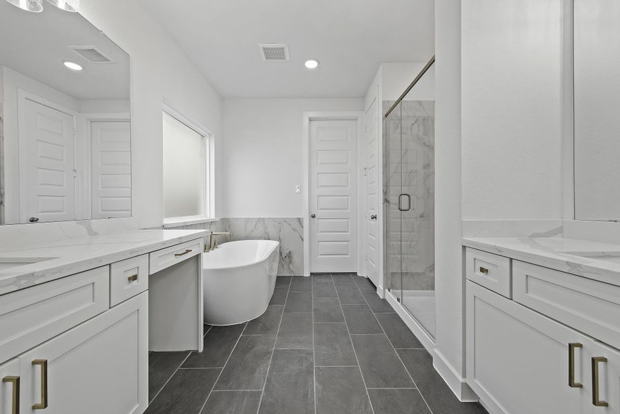 Furnished interior view inside a new home in Elyson, Katy (Image 6).