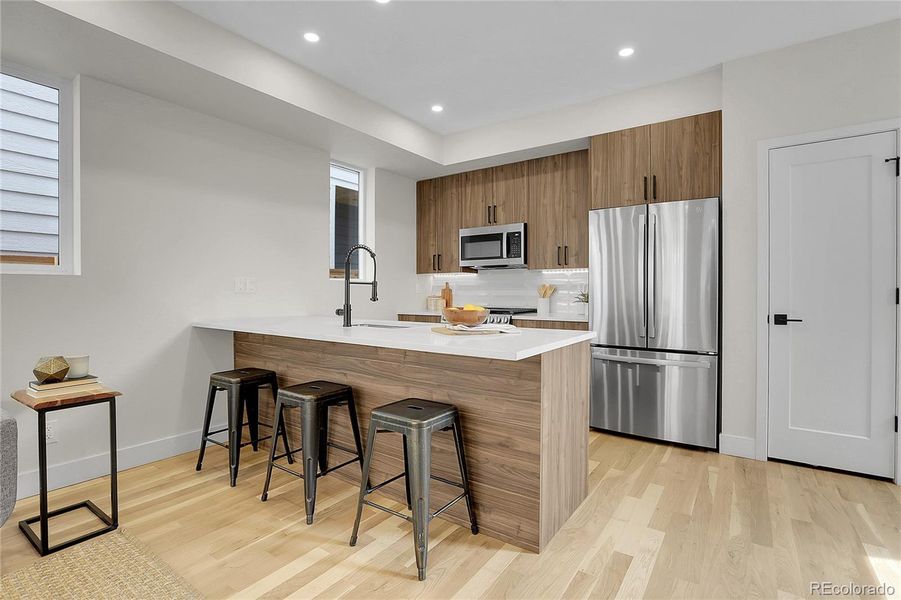 Furnished interior view inside a new home in , Denver (Image 9).