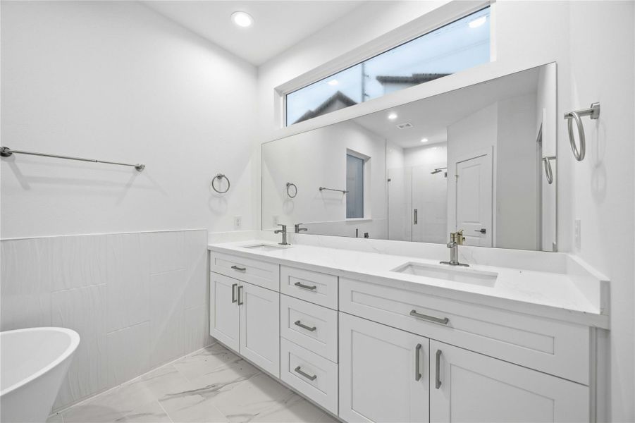 Furnished interior view inside a new home in , Houston (Image 7).