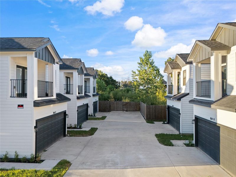 A look at the community highlights easy access and open space, with each home offering a stylish and cohesive presence. A look at the community highlights easy access and open space, with each home offering a stylish and cohesive presence.