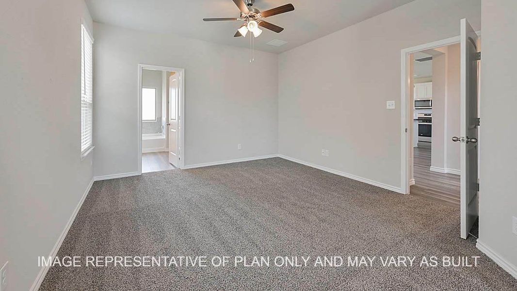 Spacious, unfurnished interior of a new home in Southern Pointe, College Station (Image 15).