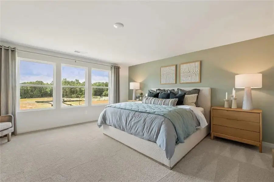 Furnished interior view inside a new home in The Estates at Gainesville Township, Gainesville (Image 15).