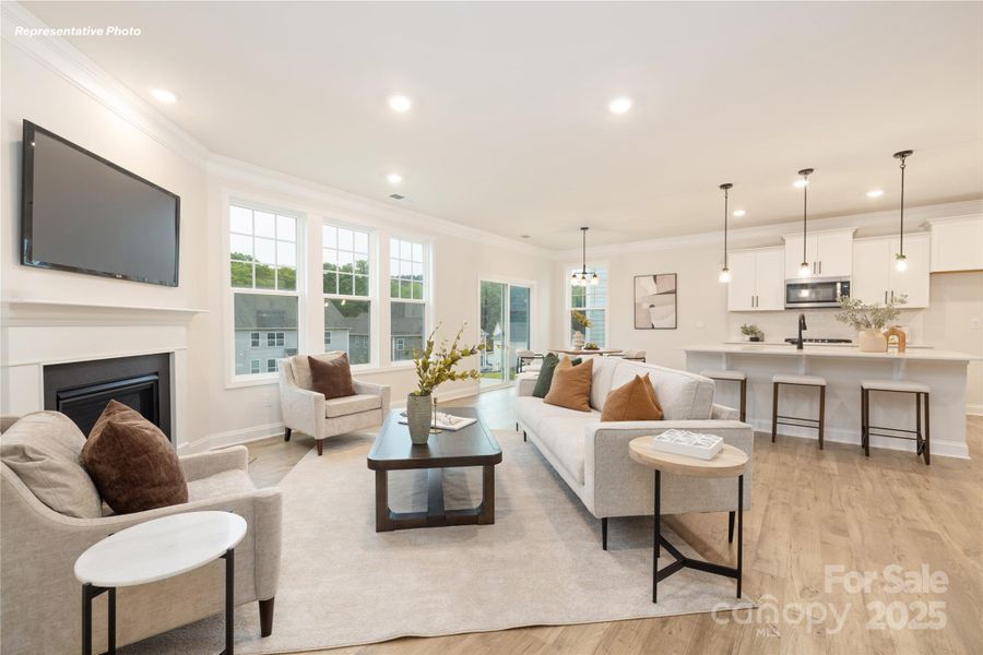 Furnished interior view inside a new home in Oak Grove Hill, Huntersville (Image 15).