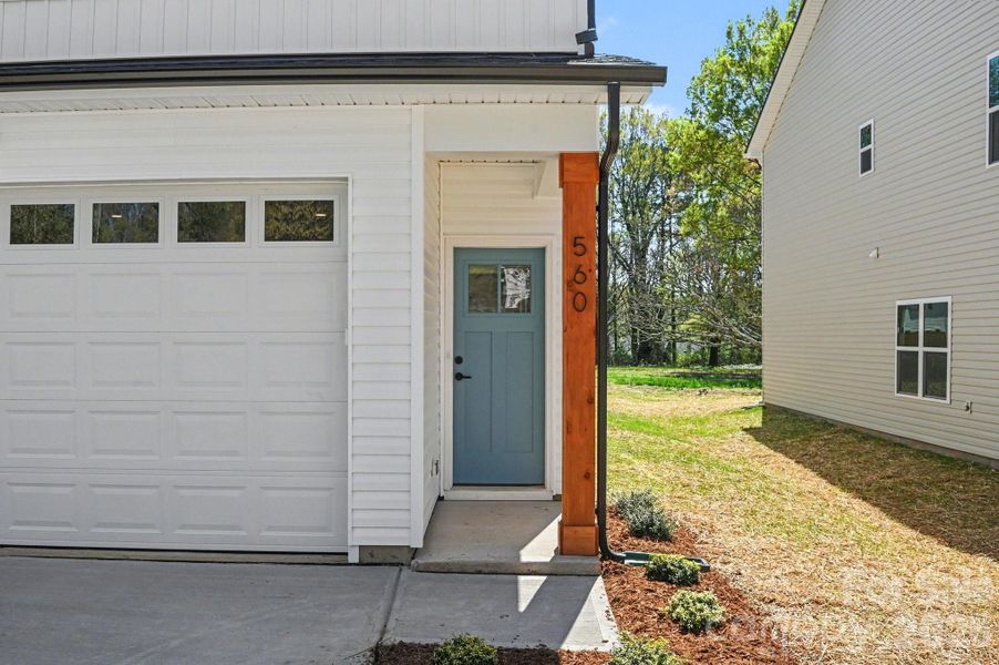 Exterior details and patio area of a home in , Mooresville (Image 3).