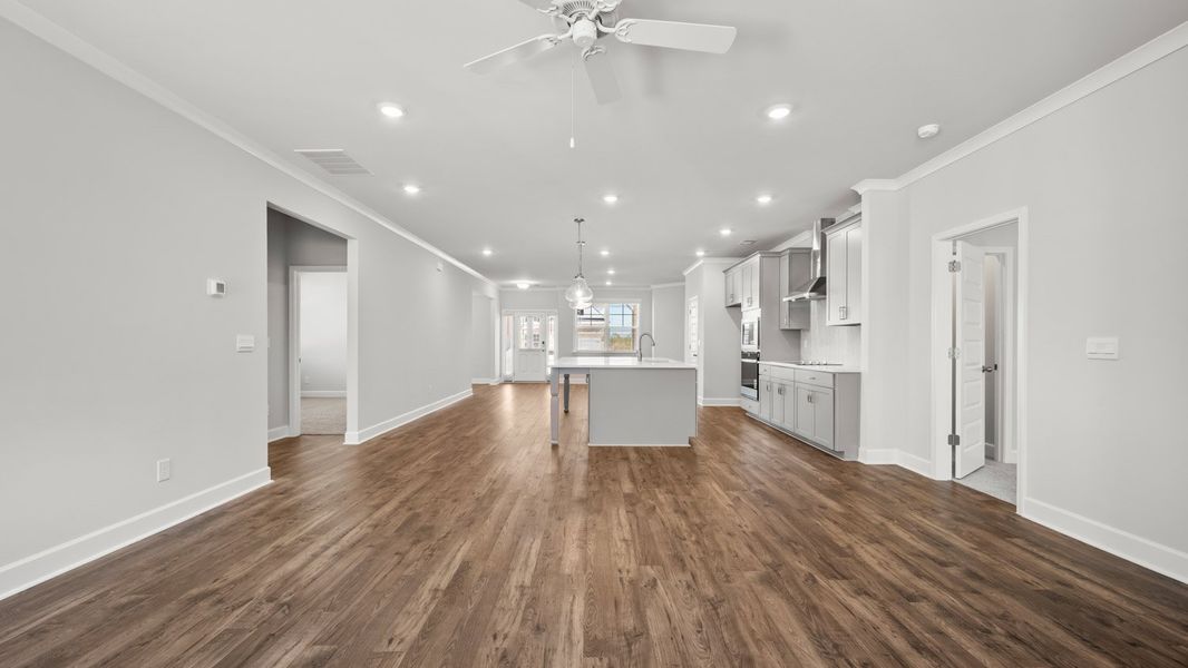 Representative unfurnished interior of a home built from the Marlene by D.R. Horton in Evergreen Crossing, Locust Grove (Image 15).