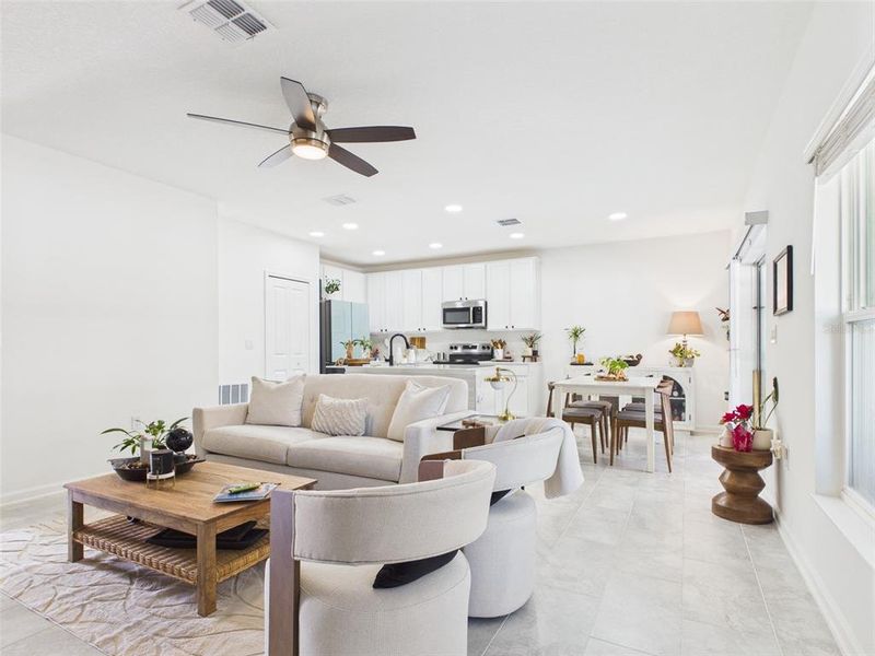Furnished interior view inside a new home in Vineland Reserve, Osteen (Image 32).