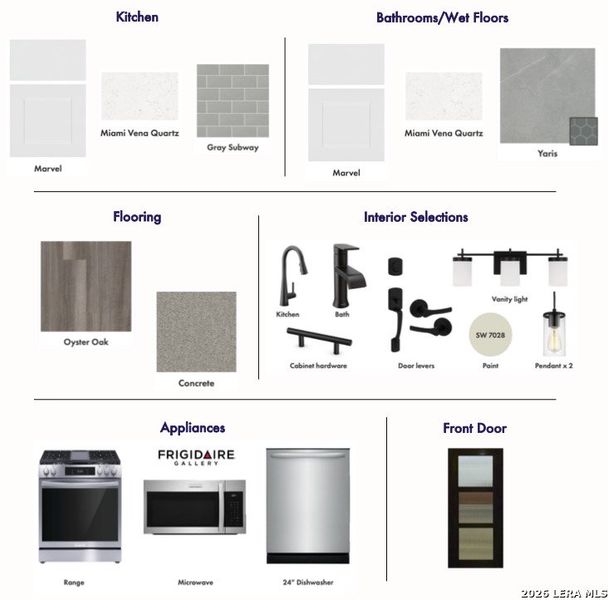 Sample of building materials used in homes in Mayfair - Select Classic Series, New Braunfels (Image 4).