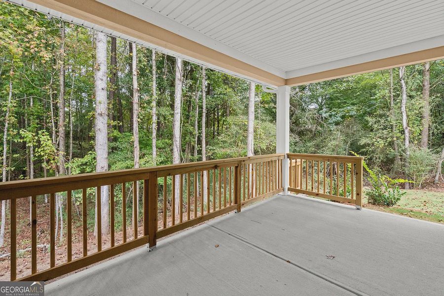 Exterior details and patio area of a home in Canterbury Villas, Carrollton (Image 16).