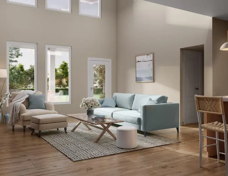 As you wander through the open floor plan, you’ll notice high ceilings that elevate the ambiance, while carefully chosen materials add a touch of luxury without losing that cozy feel.
