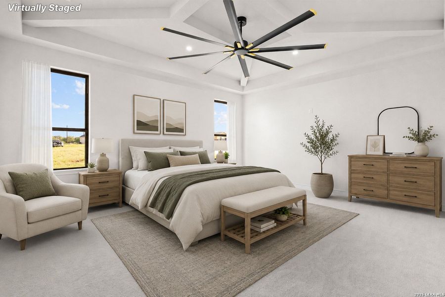 Furnished interior view inside a new home in , Atascosa (Image 7).