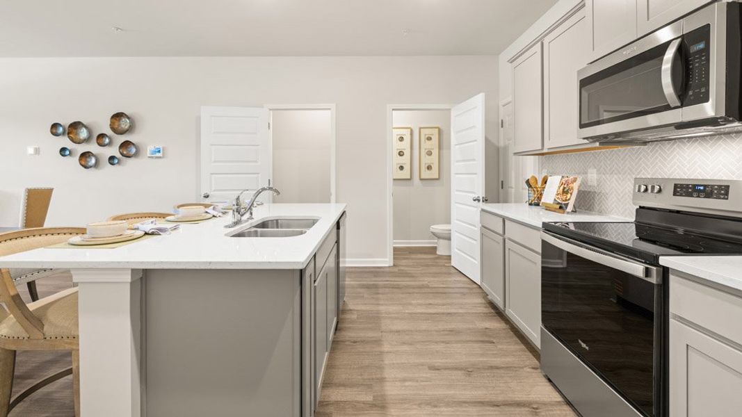 Furnished interior view inside a new home in Echo Glen, Stockbridge (Image 52).