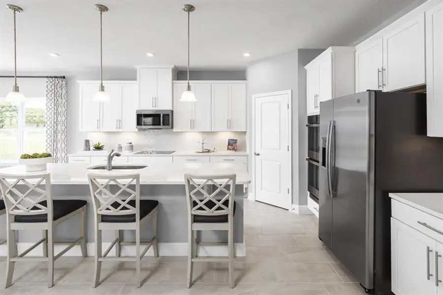 Representative furnished interior of a home built from the Lynn Haven by Ryan Homes in Copperleaf, Ocala (Image 4).