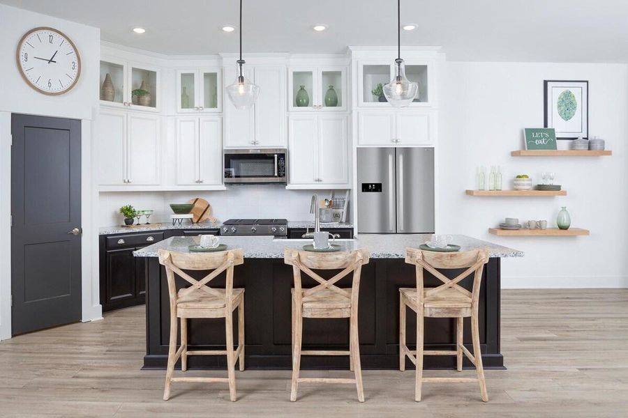 Furnished interior view inside a new home in Nexton – Midtown – The Garden Collection, Summerville (Image 8). Furnished interior view inside a new home in Nexton – Midtown – The Garden Collection, Summerville (Image 8).