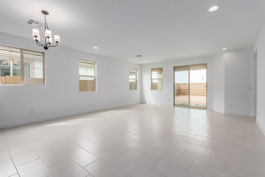 Representative unfurnished interior of a home built from the Sterling by Taylor Morrison in Hawes Crossing Encore Collection, Mesa (Image 13).